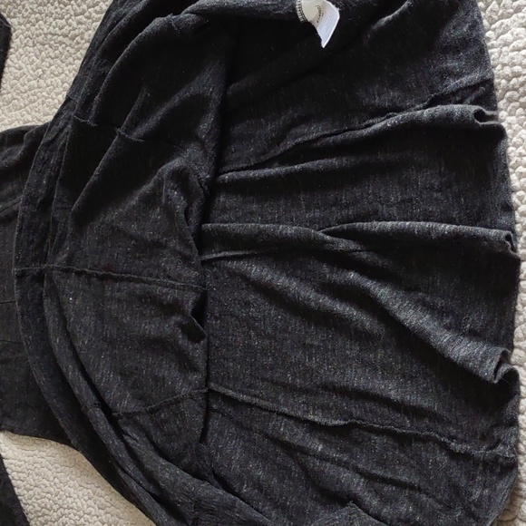 Ganni Size Medium Winter Jersey Grey Short Sleeve 100% Cotton A-Line Dress - Picture 12 of 16